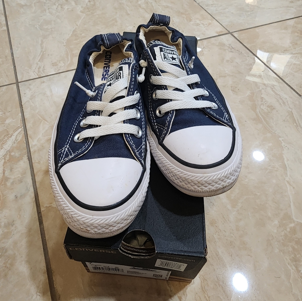 Navy Shoreline Converse - Picture 2 of 6